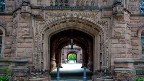 Princeton University - a historic building